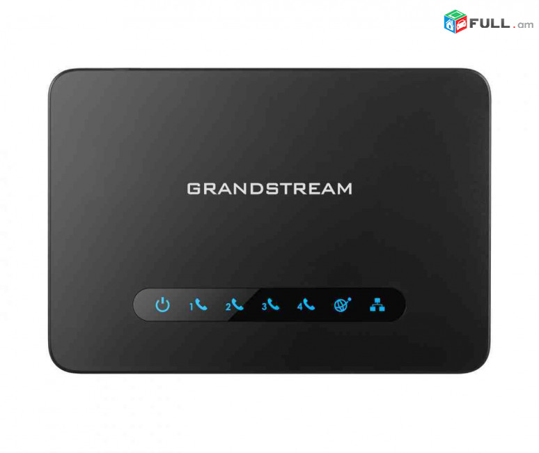 Grandstream HT814 телефонный адаптер 1GbE telephone adapter հեռախոսի ադապտեր