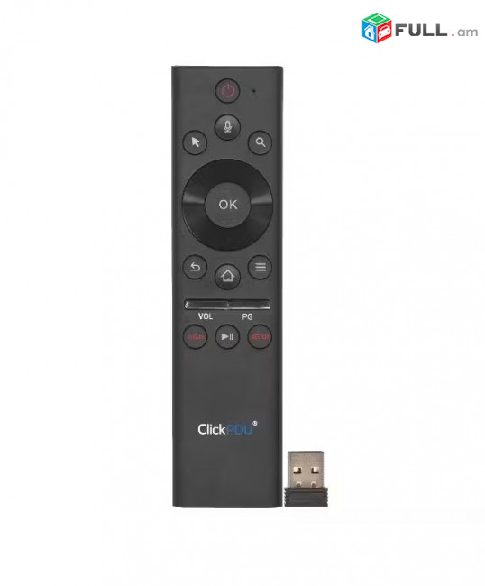 Universal ձայնային վահանակ Voice AirMouse CRC2121B 2.4 GHz  с гироскопом и голосовым упр. Android TV Box, PC обучаемый