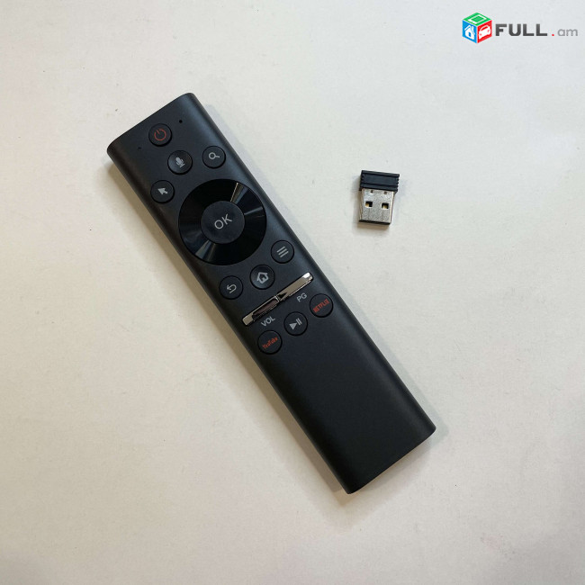Universal ձայնային վահանակ Voice AirMouse CRC2121B 2.4 GHz  с гироскопом и голосовым упр. Android TV Box, PC обучаемый