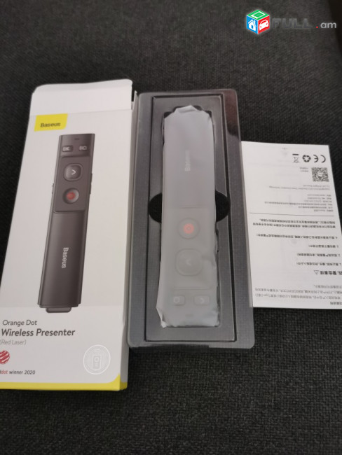 Լազերային ցուցափայտ Baseus Wireless Presenter / Pointer Orange Dot Лазерная указка պրոյեկտոր