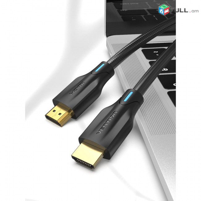 8K HDMI Cable Cotton braided VENTION Մալուխ Кабель