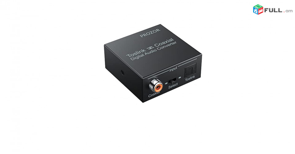 Prozor DAC Audio Digital Converter Optical Toslink & SPDF Coaxial to Analog Audio - конвертер с цифрового