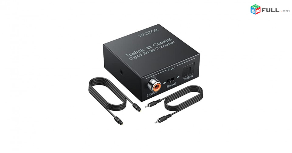 Prozor DAC Audio Digital Converter Optical Toslink & SPDF Coaxial to Analog Audio - конвертер с цифрового