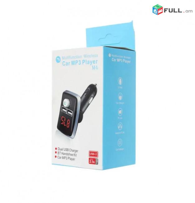 Բարձրակարգ FM Transmitter լիցքավորիչ Car MP3 Player SD card RADIO