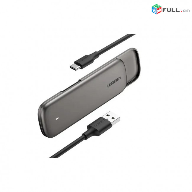 UGREEN M.2 NVMe SSD Enclosure USB C 3.1 Gen 2 to M-Key M&B-Key NVMe PCIe 10Gbps External Enclosure Thunderbolt 3 Compatible with MacBook Pro WD Samsung Toshiba 2230 2242 2260 2280 NVMe PCIe SSD
