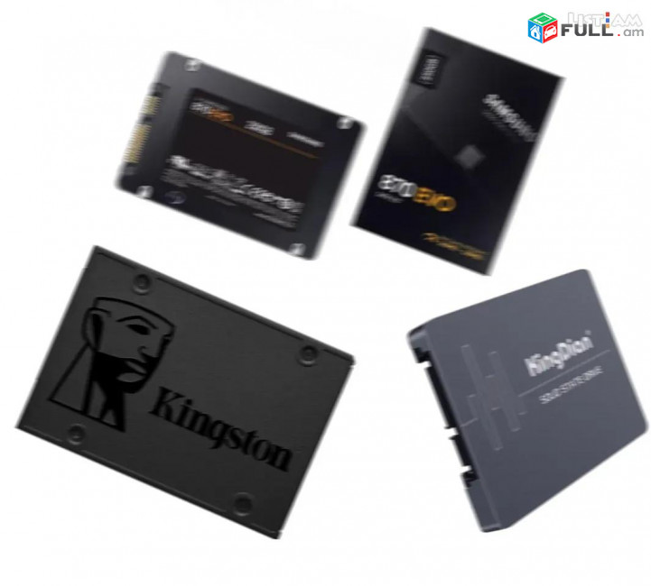 Նոր և օրիգինալ SSD-ների մեծ տեսականի SATA և M.2 120GB 240GB 256GB 512GB 1TB Kingston Samsung անվճար տեղադրում