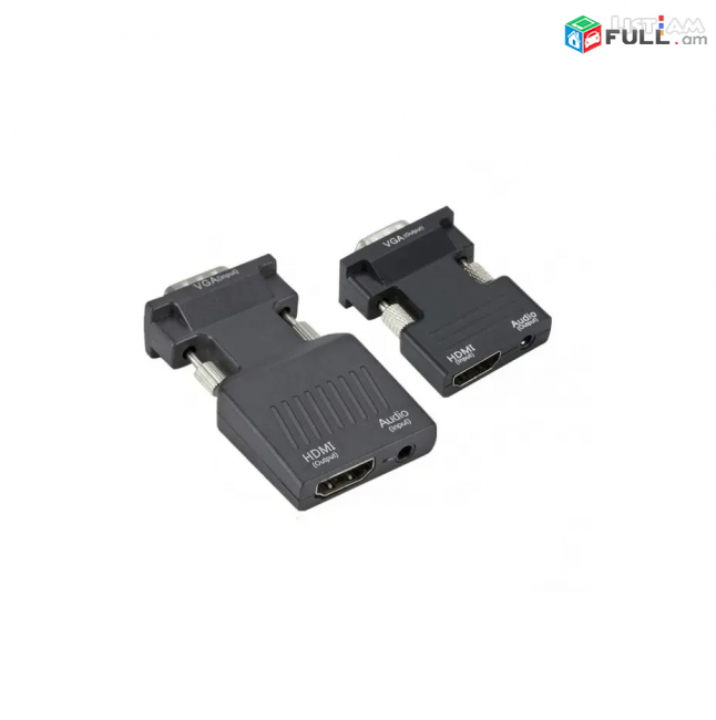 Adapter VGA to HDMI converter for PC, notebook - 1080P FULL HD Ադապտեր адаптер փոխակերպիչ Переходник
