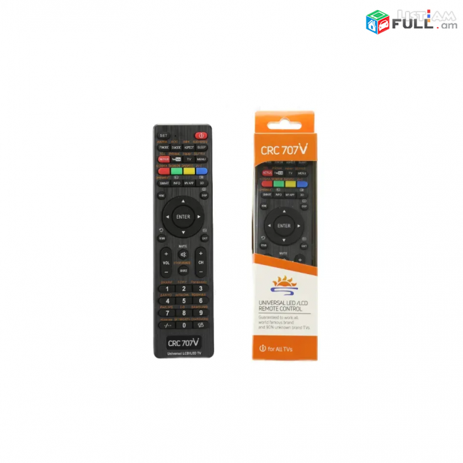 Հեռակառավարման վահանակ Universal CRC 707V Remote Control универсальный пульт TV