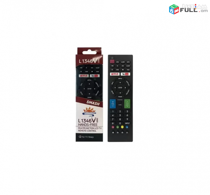 Հեռակառավարման վահանակ Sharp L1346V Remote Control универсальный пульт TV