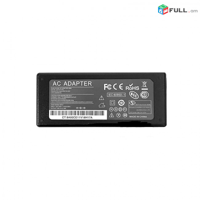 SAMSUNG նոութբուքի adapter 19V 3.16A блок питания Հոսանքի սնուցման բլոկ Charger նոութբուքի Power Supply