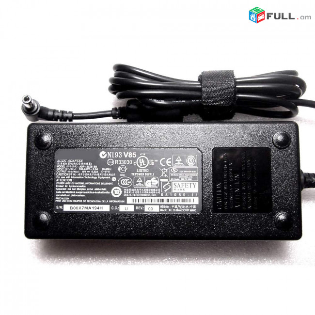 ASUS նոութբուքի adapter 19V 6.3A блок питания Հոսանքի սնուցման բլոկ Charger նոութբուքի Power Supply