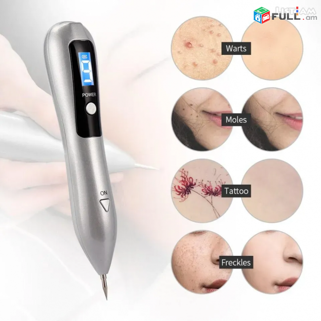 Fibroblast Plasma Pen Դեմքի մաշկի խնամքի շարժական մեքենա Stain Tattoo Remover 9 Level LCD էկրան