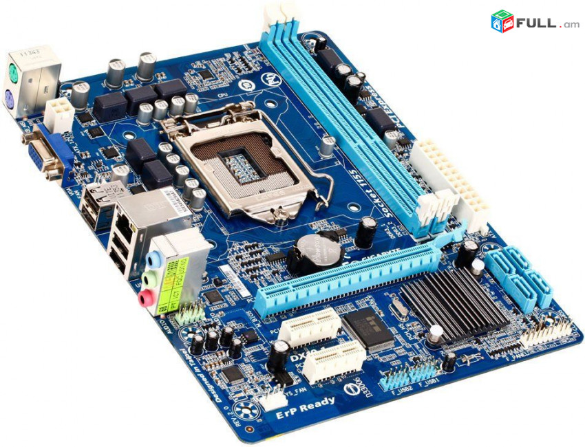 Материнская плата GIGABYTE GA-H61M-DS2V Matherboard Մայրպլատա HK