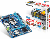 Материнская плата GIGABYTE GA-H61M-DS2V Matherboard Մայրպլատա HK