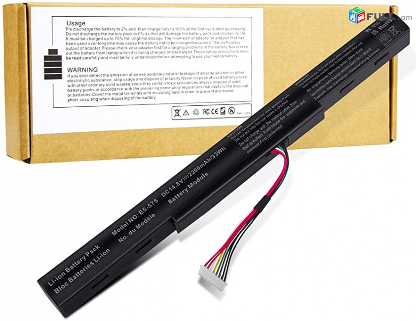 Battery for Acer Aspire E5-774G - օգտագործված – քիչա պահում Laptop battery For Acer_ Aspire E5-575G E5-475 E5-774G AS16A5K Laptop Battery