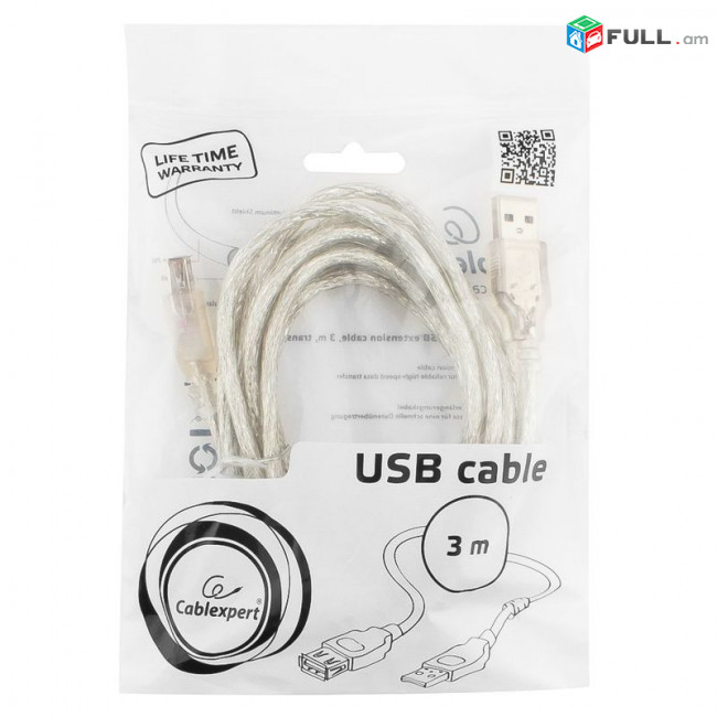 USB UDENITEL  Кабель Cablexpert USB (ccf-usb2-amaf-tr-10)