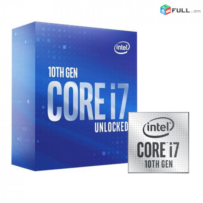 Պրոցեսոր Intel Core i7 10700 4,8 Ghz LGA 1151 Intel UHD Graphics 630 16 MB Cache 14 NM CPU процессор