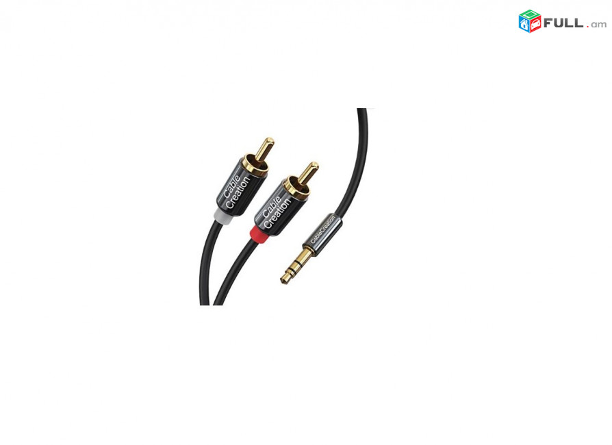 UGREEN 3.5mm Male to 2RCA Male Cable 0.5m Кабель HK