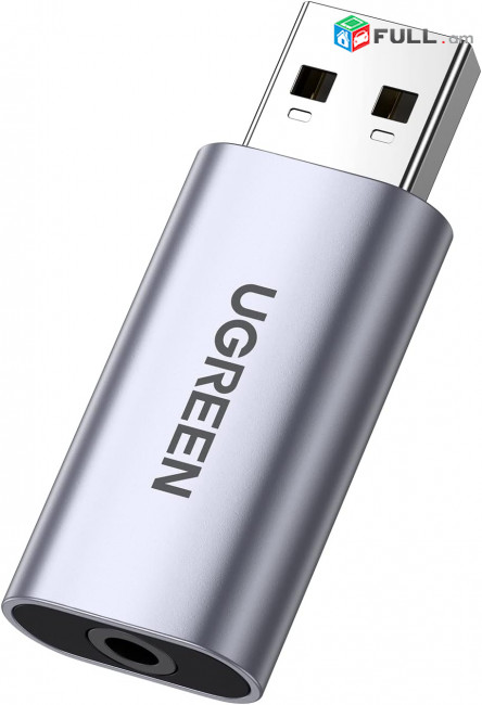 SOUND CARD - UGREEN USB to Audio Jack USB External Sound Card 3.5mm Audio Adapter SOUND CARD