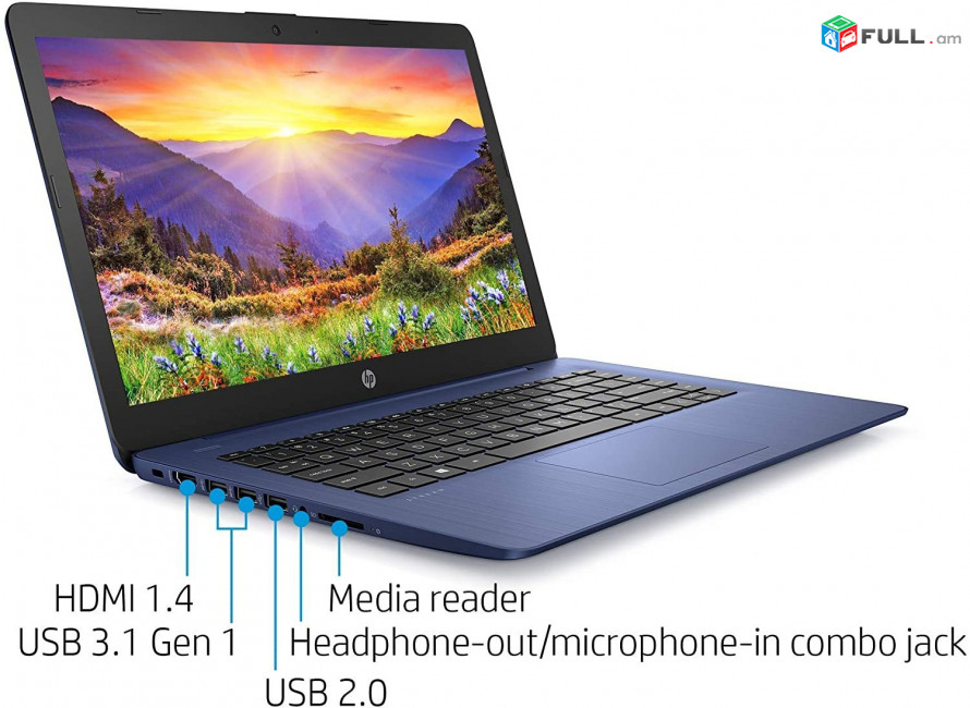 Նոութբուք HP 14-cb171wm 14" RAM 4GB DDR4 SSD 64GB notebook ноутбук