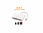 USB Type-C to 3in1 Card Reader Адаптер Ipad pro, Mac, Android, Laptop -ի համար Tanderbold USB-C HK