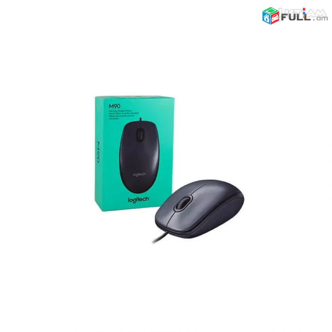 USB մկնիկ Logitech M90 օպտիկական 1000DPI Мышка для пк pc mouse HK