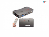 DVB-T2 TV Box, Tuner For VGA Monitors and HDMI, AV TV HK