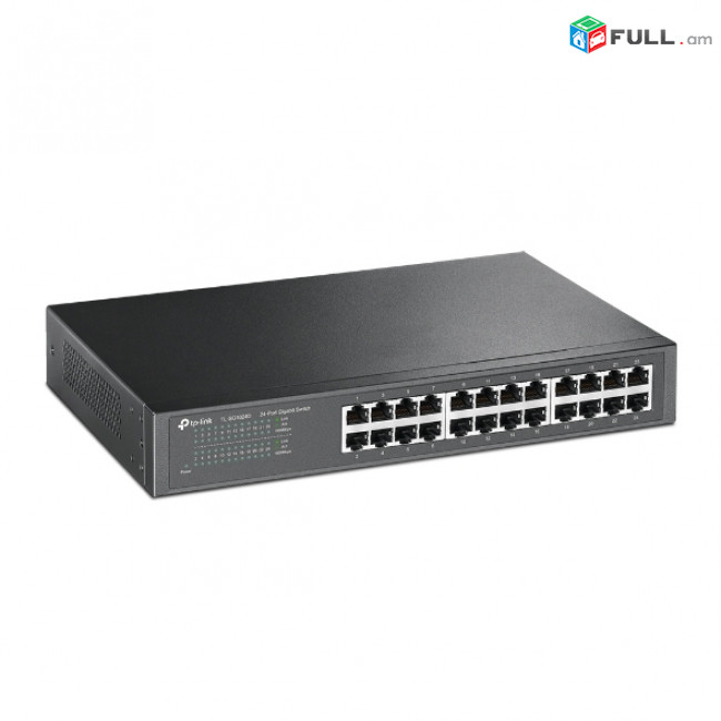 TL-SG1024D Коммутатор с 24 гигабитными портами для размещения на столе или в стойке HK