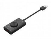 Multifunction USB External Sound Card HK