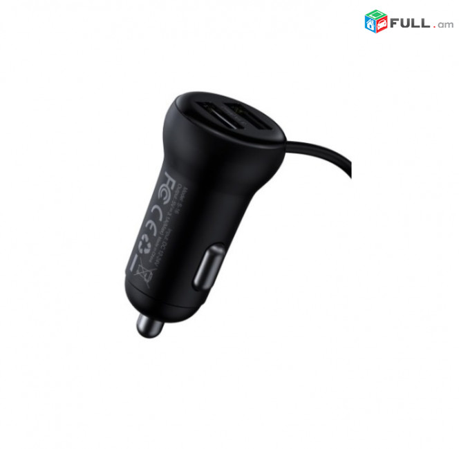 FM трансмиттер Baseus T typed S-16 wireless MP3 car charger HK