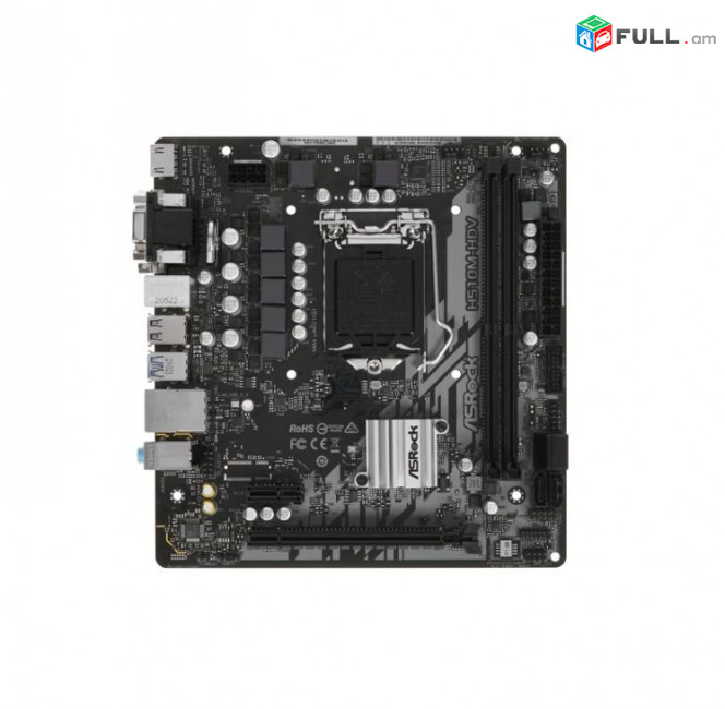 Материнская плата ASRock H510M-HDV Matherboard Մայրպլատա HK