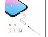 IPhone & iPad to AUX audio Adapter Lighting2AUX 3.5" Հեռախոսի կամ Ipad ադապտեր