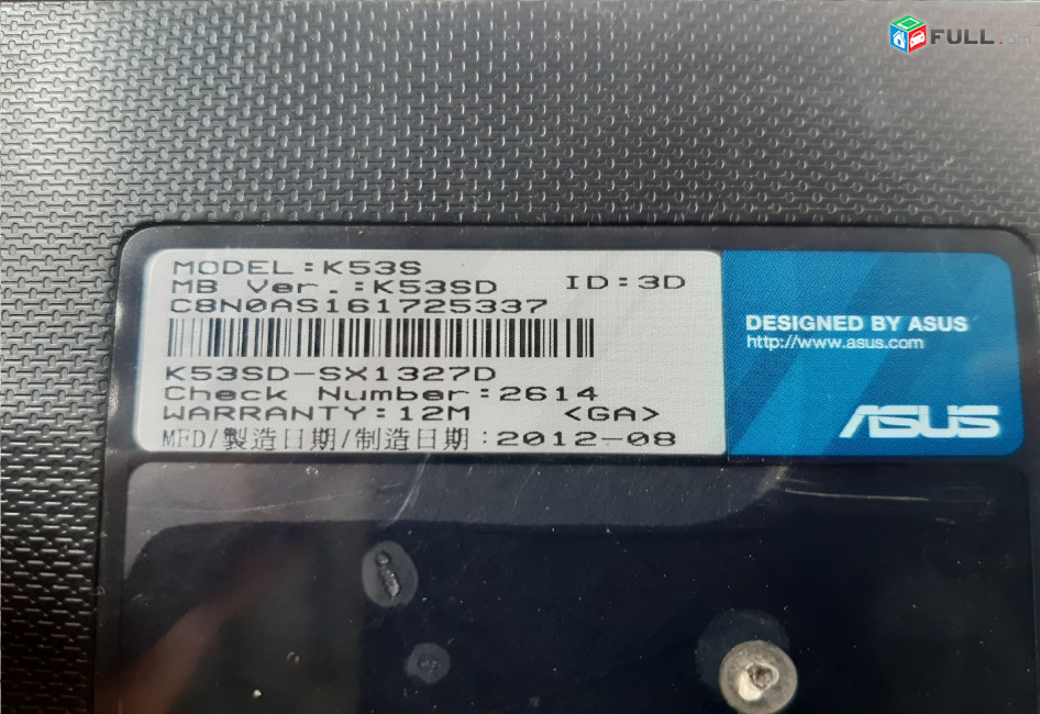 ASUS K53S պահեստամասեր ամեն ինչ разборка на запчасти