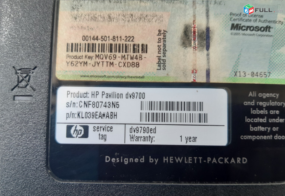 HP Pavilion dv9700 պահեստամասեր ամեն ինչ разборка на запчасти