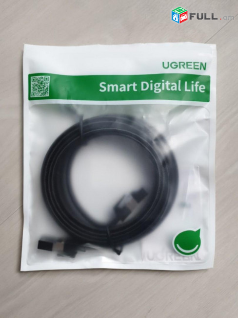 UGREEN CAT8 cable 40Gbps 2000MHz RJ45 մալուխ կաբել մալուխ сетевой Ethernet ինտերնետ լար data server