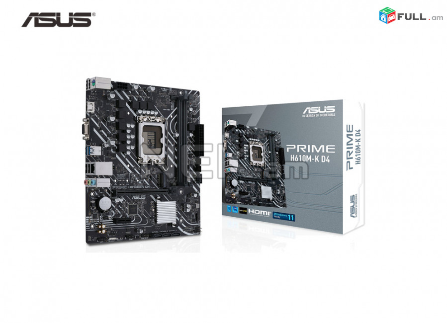 Կոմպլեկտ - սուպեր գին - CORE i5 12400+MB ASUS Prime H610M-K D4+32GB RAM DDR4+Cooler