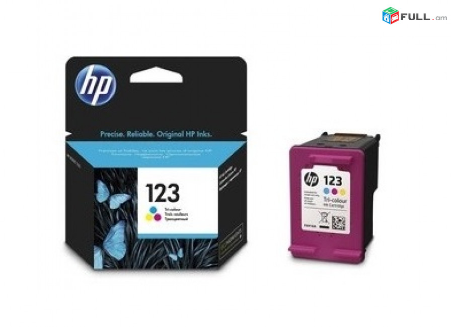 Картридж HP 123 (F6V17AE) черный (F6V16AE) многоцветный cartridge black bk color քարտրիջ ներկ սև գունավոր