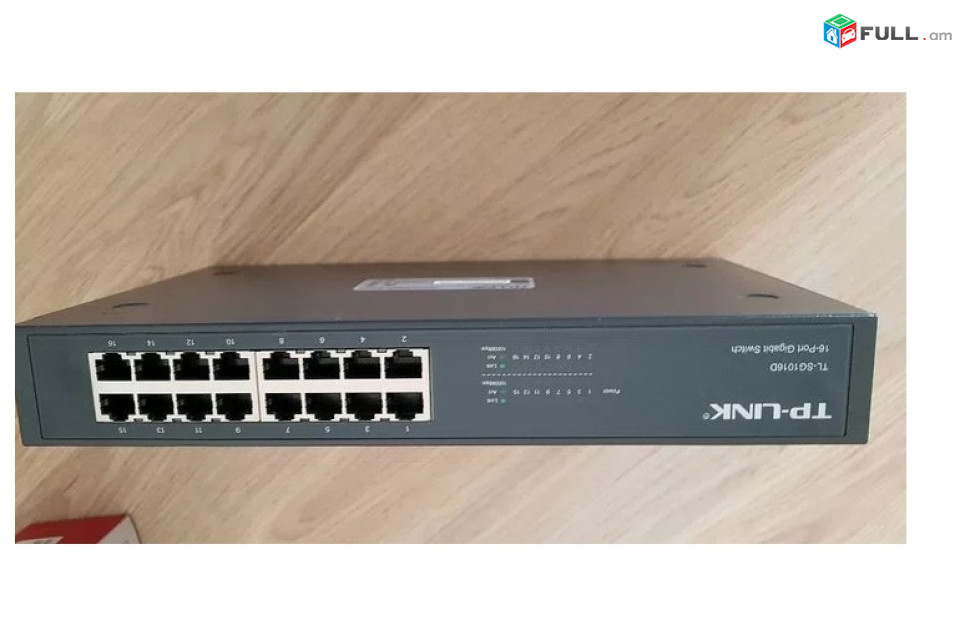 Սվիչ TP-Link TL-SG1016D 16-Port Gigabit Desktop Rackmount Switch Коммутатор с 16 гигабитными портами