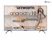 55" 140sm skyworth 55g3a 4k ultra hd ai smart tv android 10 hdr led bluetooth 5.0 հեռուստացույց երաշխիքով