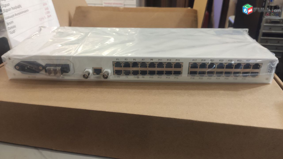 RouterBoard TK-PCM-E1-30V - Multiplexer 30 voice E1 PCM Мультиплексор Մուլտիպլեքսեր ռոութեռ Маршрутизатор