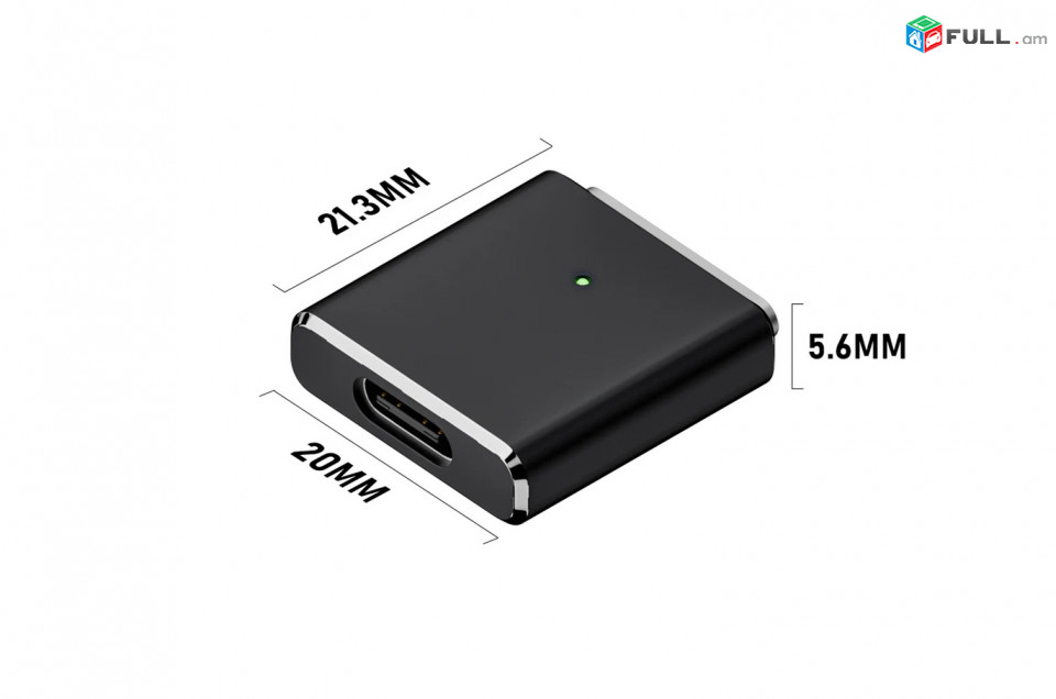 USB-C 3.1 to MagSafe 3 adapter dongle up to 100 watts Сменный Адаптер со светодиодом для Macbook/pro/air