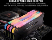 Corsair Vengeance RGB PRO 16GB (2 x 8GB) DDR4 DRAM 3466MHz C16 Memory Kit — Black հիշողություն ռամ ոզու Оперативная память XMP1 XMP2 XMP