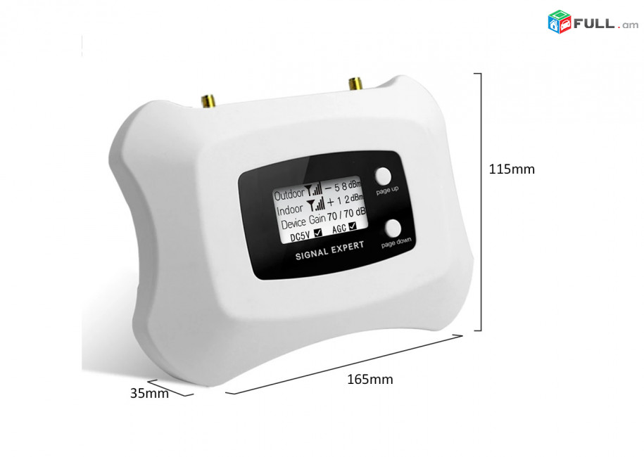 GSM Усилитель мобильного сигнала 4G LTE 800 mhz Phone Signal Repeater ուժեղացուցիչ