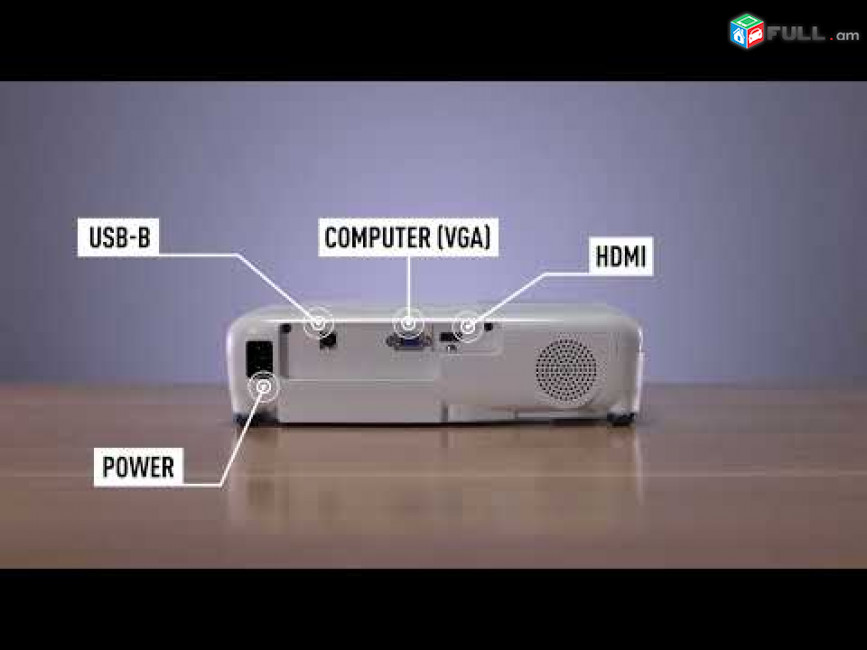 Projector Epson EB-E01 1920х1080 3300 ANSI lm.16: 9 2 3LCD HDMI VGA Проектор պրոյեկտոր պրոէկտոր