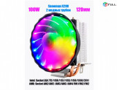 Snowman X200 CPU Cooler RGB Кулер процессора башенный Вентилятор հովհար 4 pin PWM 100w 45CFM
