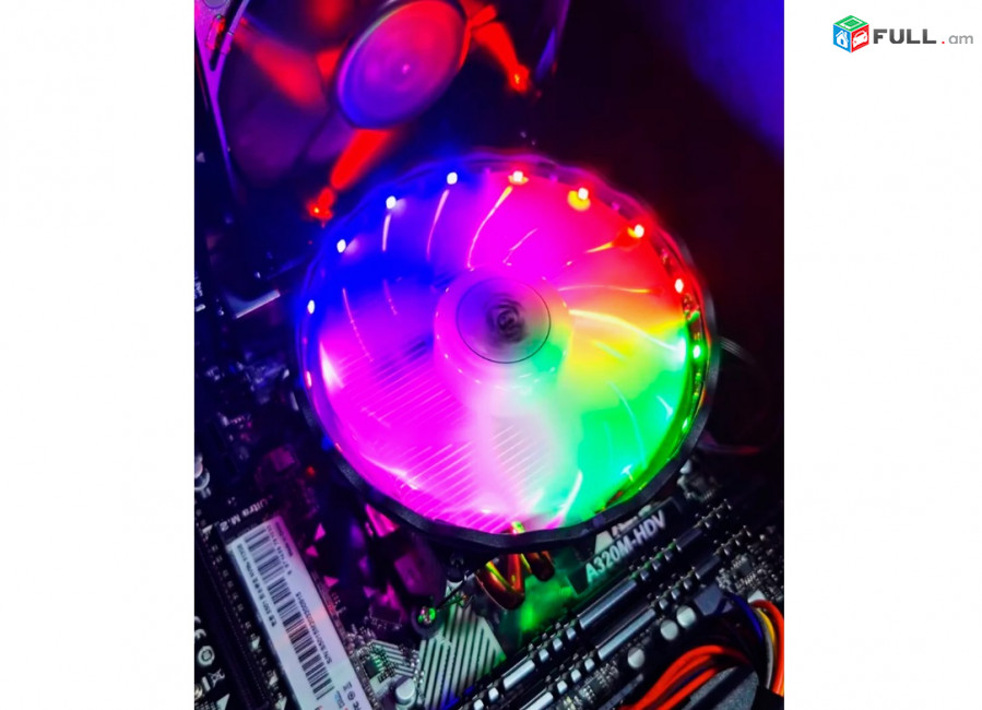 Snowman M400 CPU Cooler RGB Кулер процессора Вентилятор հովհար 4 pin PWM 120w 64CFM