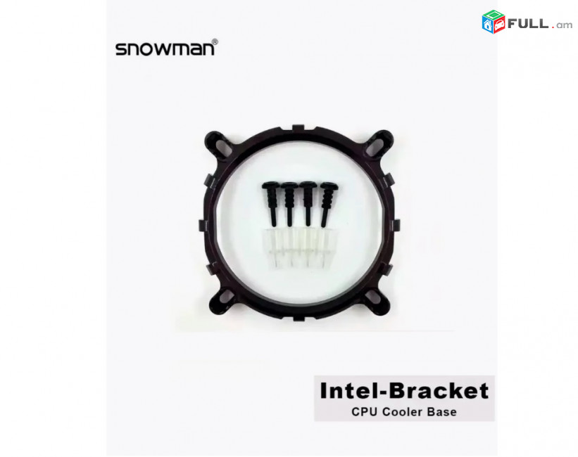 Snowman M120-RGB CPU Cooler Кулер процессора Вентилятор հովհար 3 pin PWM 80w 45CFM