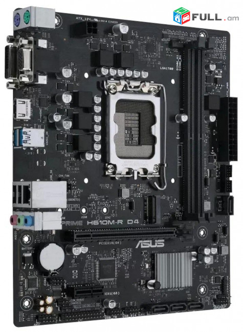 ASUS PRIME H610M-R D4-SI LGA 1700 Intel H610 Gigabit Ethernet MB Материнская плата mainboard Մայրպլատա mboard
