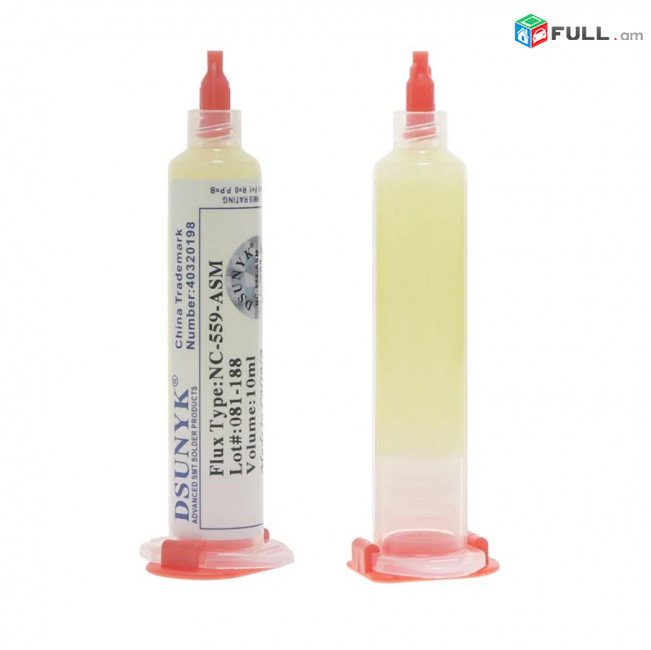 Флюс для пайки NC-559-ASM մածուկ զոդման համար Flux for soldering BGA, CSP FLUS payki