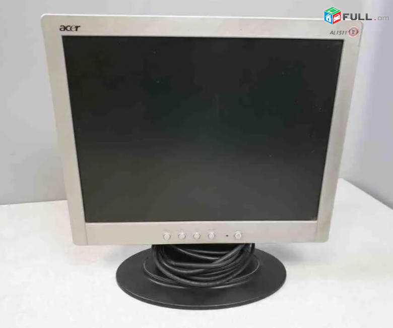 LCD Monitor 15" ՄՈՆԻՏՈՐ Acer AL1511 15"  DVR, Camera, դրամարկղային  անվտանգություն Терминал, տերմինալի TelCel